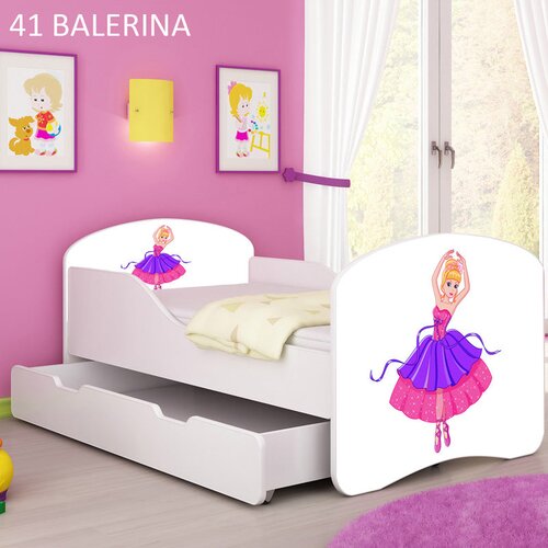  Dječji krevet ACMA s motivom + ladica 160x80 cm 41 Balerina Cene