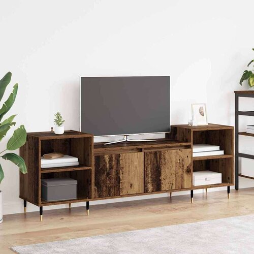 vidaXL TV omarica Star les 160 x 35 x 55 cm Konstruiran les Cene