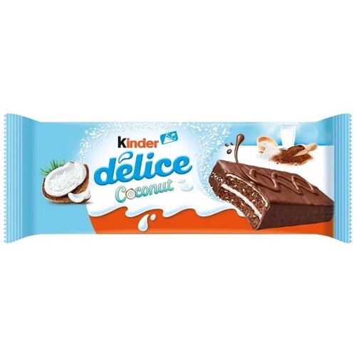 Kinder Biskvit delice kokos 37g Cene