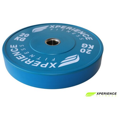 MANIDEA bumper ploče u boji experience fitness 2 x 20 kg plava Slike