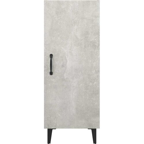  Komoda siva boja betona 34,5x34x90 cm od konstruiranog drva Slike