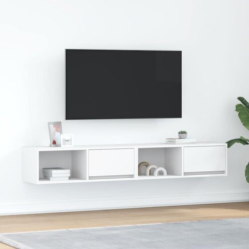 vidaXL TV omarica 2 kosa bela 80x31x25,5 cm inženirski les Cene