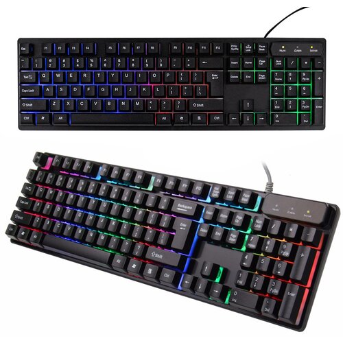  Rgb led računalniška tipkovnica usb Cene