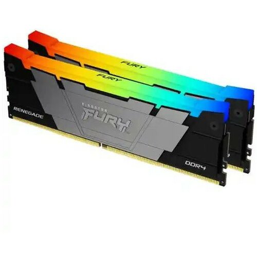 Memorija DDR4 64GB/3200MHz (2x32GB) Kingston Fury Beast RGB KF432C16RB2AK2/64 Slike