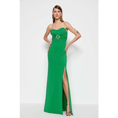 Trendyol Evening & Prom Dress - Green - A-line Slike