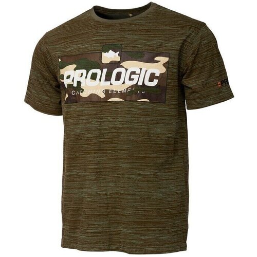 Prologic MAJICA BARK PRINT/ XL -BURNT OLIVE Cene