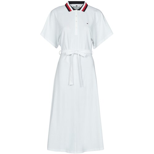 Tommy Hilfiger gbl stp flare midi polo dress ss bijela Cijene