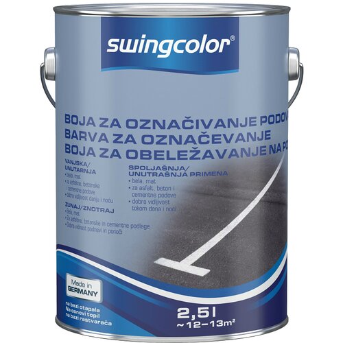SWINGCOLOR boja za označavanje cesta (2,5 l) Cijene