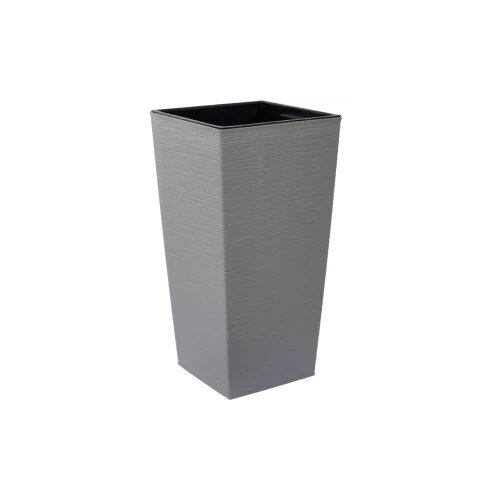 Siena Garden NIZZA GROOVE LA834-27 posuda za biljke polipropilen siva Cijene