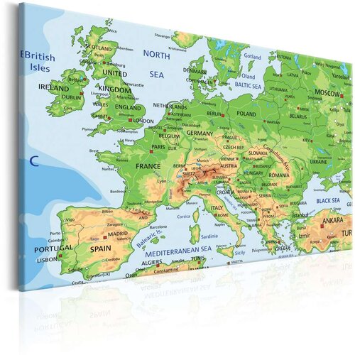  Slika - Map of Europe 120x80 Slike