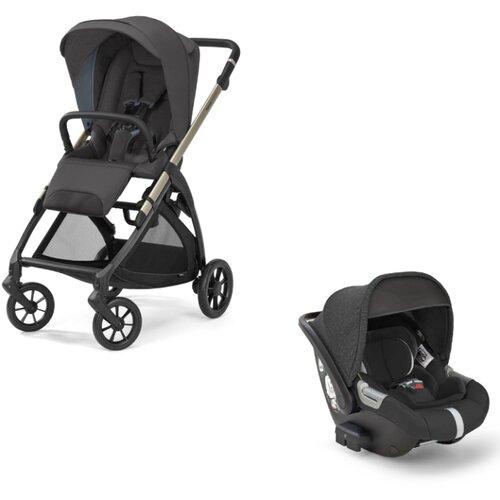 Inglesina kolica za bebe Duo sistem Electa Darwin, Crna Slike
