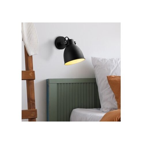 Opviq vall lamp zidna crna lampa Spotkafası 13793 Slike