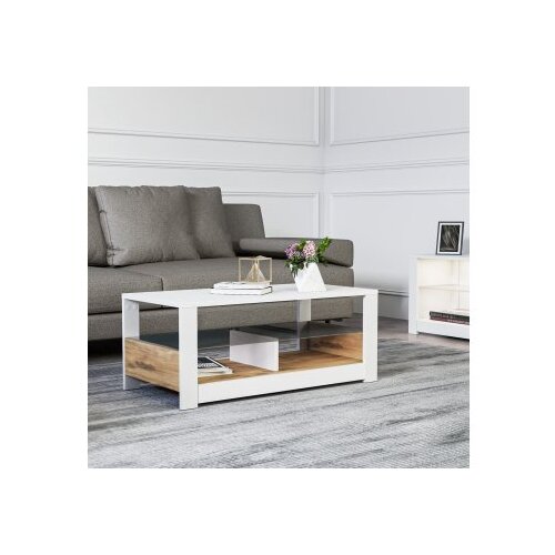 Hanah home Klub sto Aydos, 90x37x45 cm, Bijeli Slike