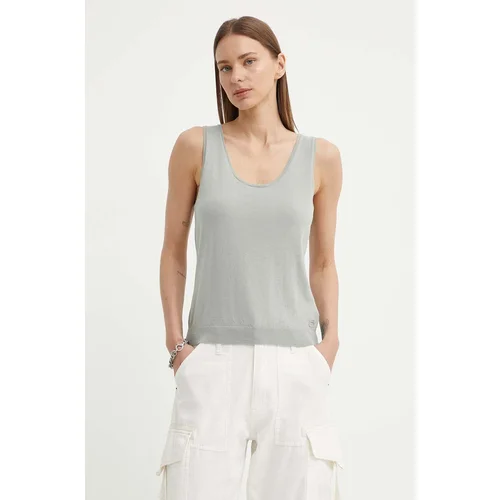 G-star Raw Pamučni top boja: zelena, D24606-D597