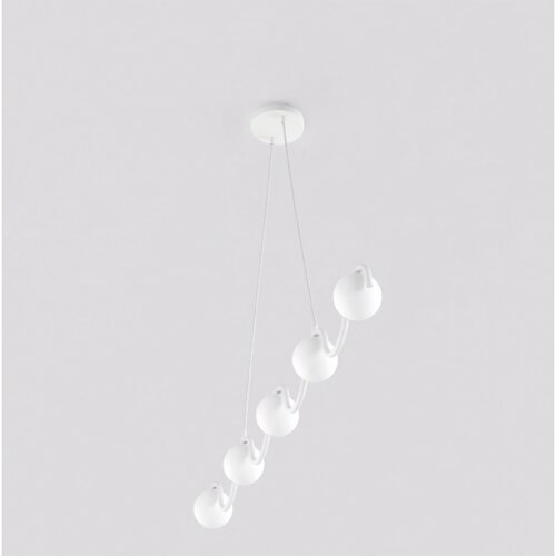  Visilica na sajli SINUS 5xG9/8W/230V bela Slike