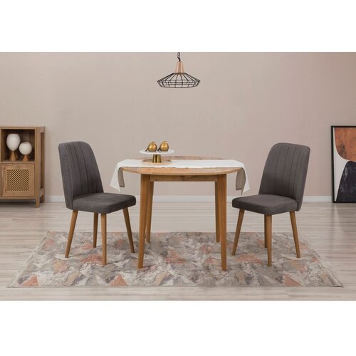 Woody Fashion Set Trpezarijski sto i 2 trpezarijske stolice Vina 1501, Hrast Cijene