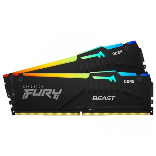 Kingston Fury Beast 16GB (2x8GB) 5600MT/s DDR5 CL38 EXPO (KF556C36BBEAK2-16) RGB ram pomnilnik Cene