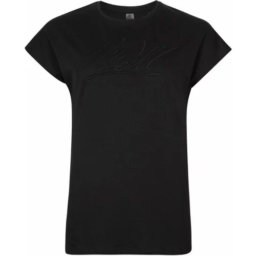 O'neill SCRIPT T-SHIRT Ženska majica, crna, veličina