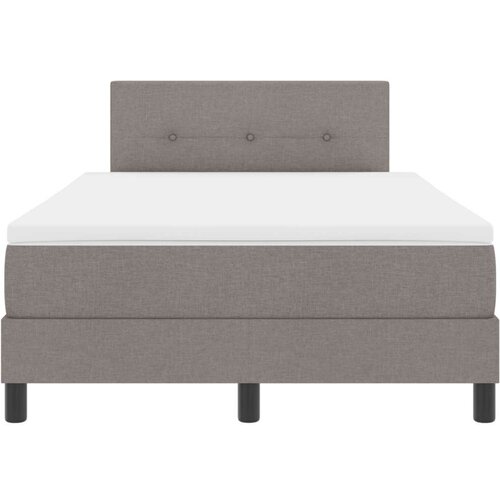  Okvir kreveta s madracem Taupe 120x200 cm Tkanina Slike