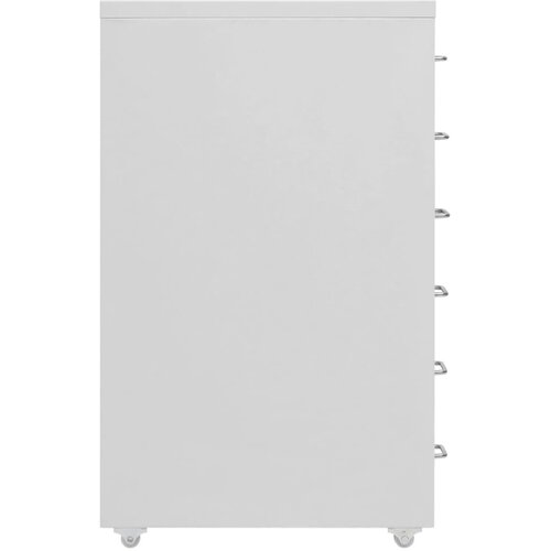  Mobilni ormarić za spise sivi 28 x 41 x 69 cm metalni Slike