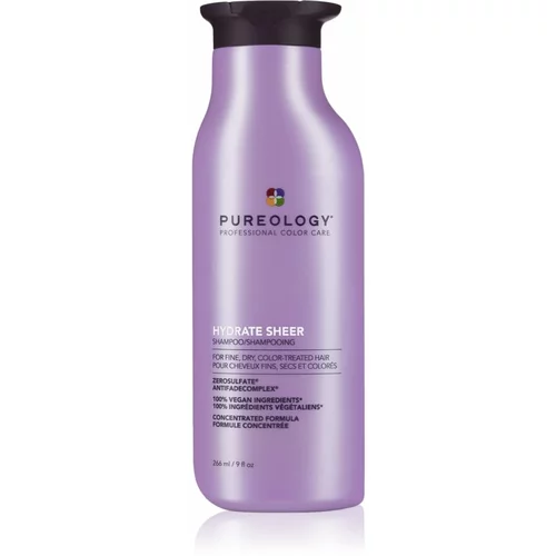 Pureology Hydrate Sheer lahki vlažilni šampon za občutljive lase za ženske 266 ml