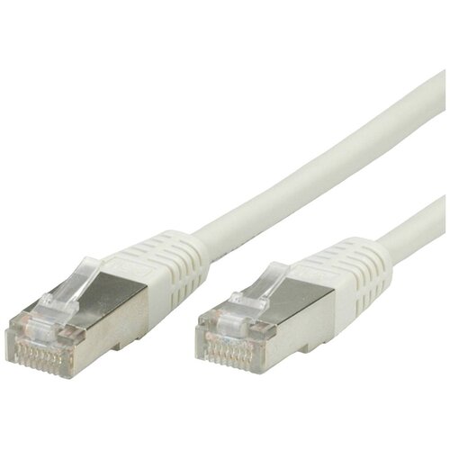 Value 21.99.0301 RJ45 omrežni kabel\, Patch kabel CAT 5e S/FTP 1.00 m siva 1 kos, (20420302) Slike