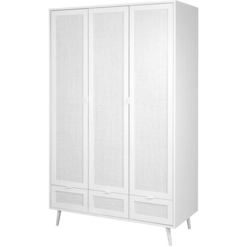 MID.YOU omara za oblačila dili, bela, 120 cm Slike