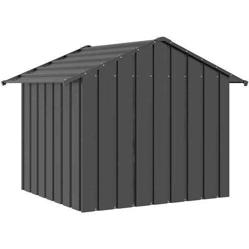 vidaXL Kućica za pse s krovom 131x101x102 cm pocinčani čelik Cijene