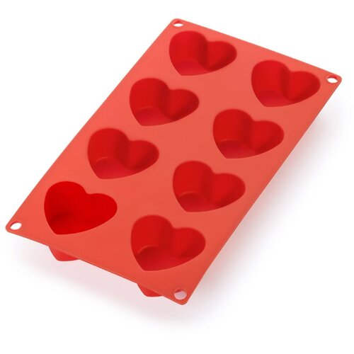 Lékué Silikonski kalup za pečenje 17,5x30 cm Heart – Cene