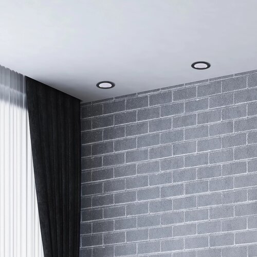  LED ugradna svetiljka ZOE LED/4,8W/230V crna Slike