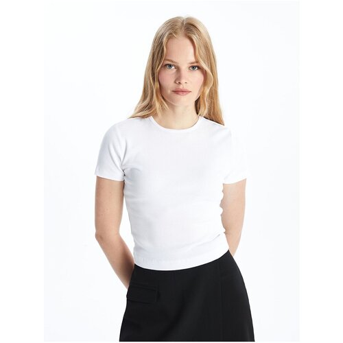 LC Waikiki Women's Crew Neck Plain T-Shirt Cene