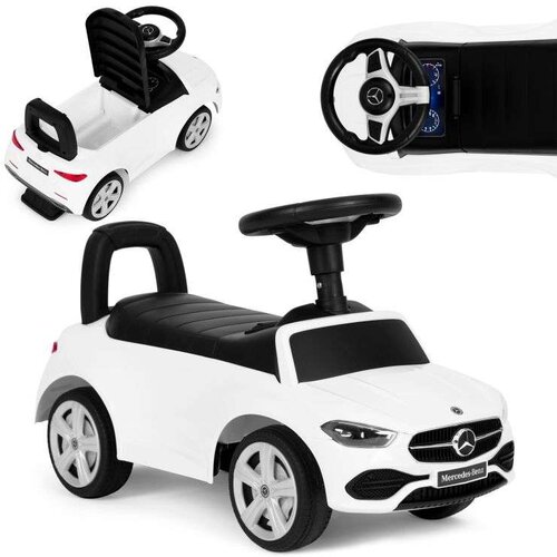 ECO TOYS Guralica mercedes c class sa interaktivnim volanom i zvucima, white ( 667 WHITE ) Cene