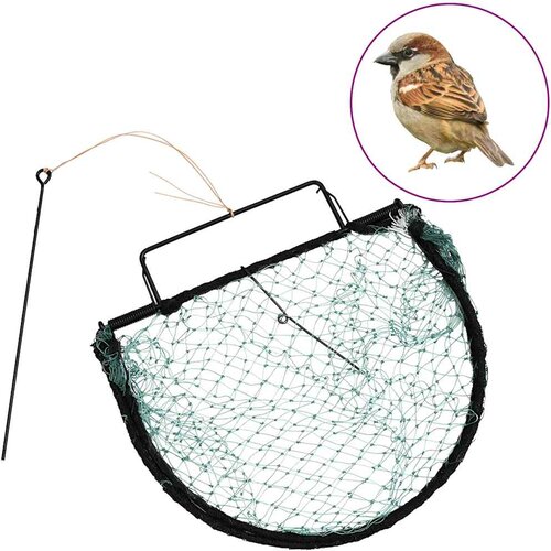  Zamka za ptice zelena 30 cm čelična Slike