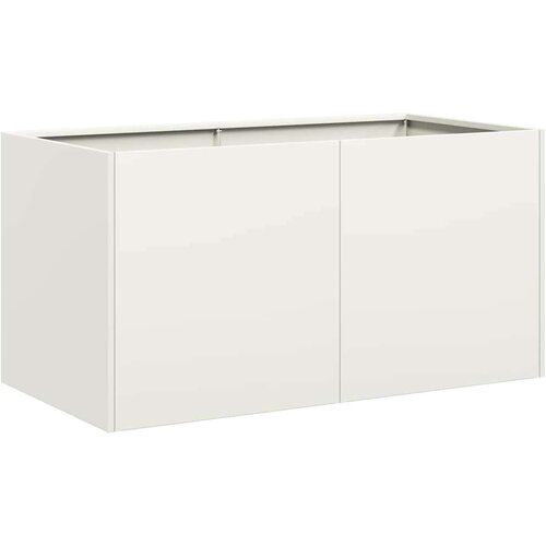 VidaXL Sadilica bijela 80x40x40 cm od hladno valjanog čelika Slike