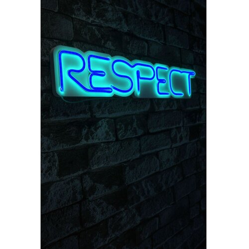 Wallity Dekorativna plastična LED rasveta Respect Blue Slike