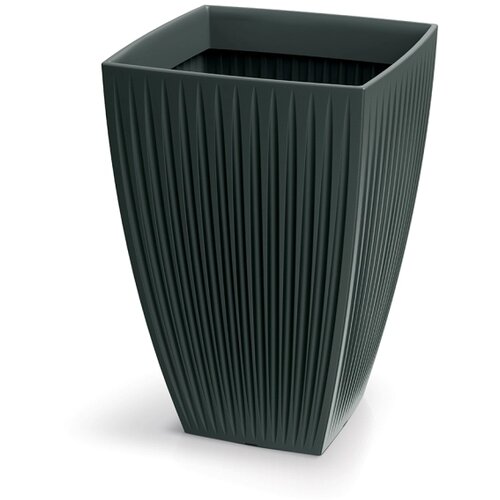 Saksija Latia kvadratna visoka 40cm - antracit kamen 466R Cene