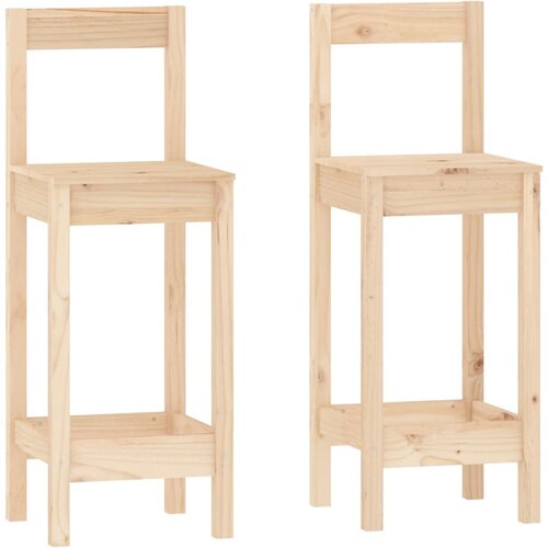  3-dijelni barski set od masivne borovine Slike