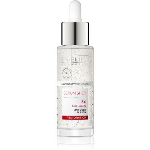 Eveline Cosmetics Serum Shot 3x Collagen obnovitveni serum s kolagenom 30 ml Slike