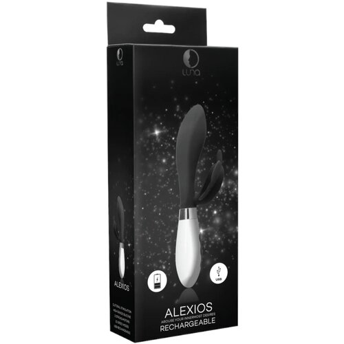 Alexios - vibrator s krilcem za draženje klitorisa (črn) Cene