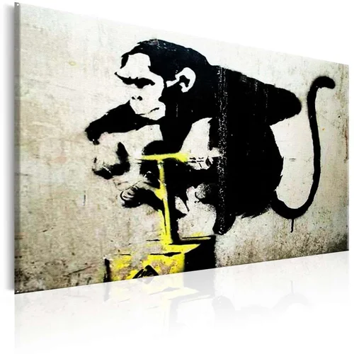  Slika - Monkey Detonator by Banksy 120x80