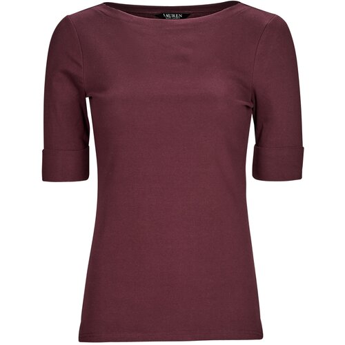 Polo Ralph Lauren Majice z dolgimi rokavi JUDY ELBOW Bordo Slike