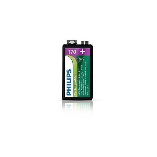 Philips 9VB1A17/10 - Punjiva baterija MULTILIFE NiMH/9V/170 mAh Slike