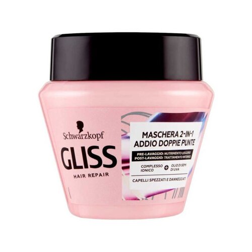 Schwarzkopf Maska za kosu Gliss Addie Doppie Punte 300ml Cijene