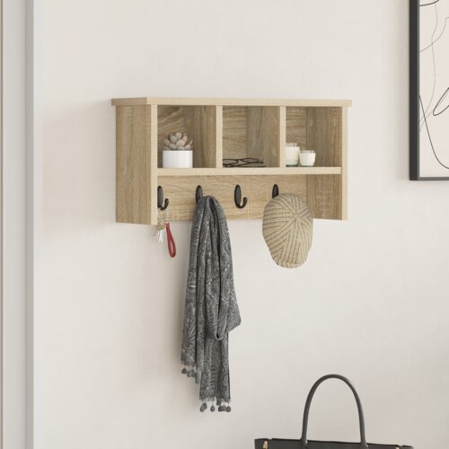 vidaXL Nadwyčajna obešalnik za plašče sonoma hrast 50 x 16 x 26 cm Cene
