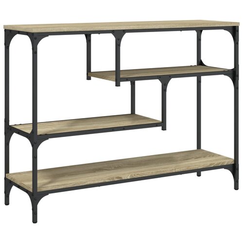 Maison Chic konzolna miza - miza ob steni sonoma hrast 100x30x75 cm inženirski les, (21786071) Cene