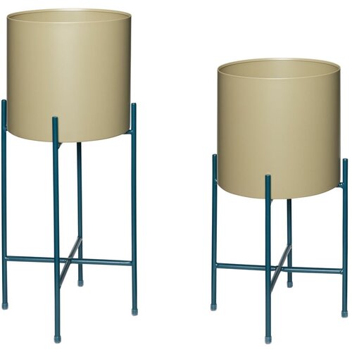 H&amp;uuml;bsch Kovinski podstavki za cvetlične lonce v kompletu 2 ks &amp;oslash; 25 cm Airy &amp;ndash; Slike