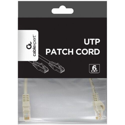 Gembird PP6U-0.25M Mrezni kabl, CAT6 UTP Patch cord 0.25m grey Cene