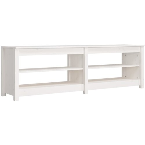 Maison Chic Klop za čevlje - Sedež za čevlje bela 160x36,5x50 cm trdna borovina, (21778247) Slike