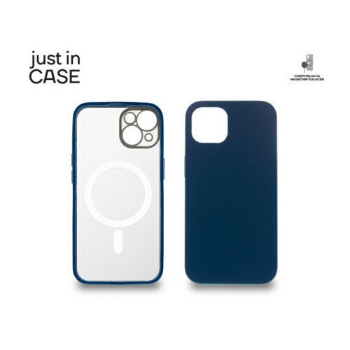 Just in case 2u1 extra case mag mix plus paket plavi za iPhone 13 ( MAGPL104BL ) Slike