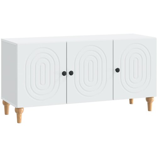 TV ormar Bijela 99 x 34,5 x 50 cm Konstruirano drvo Slike